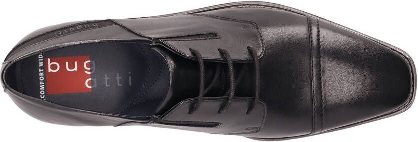 Bugatti Veterschoenen blokhak avondschoen feestelijke schoen met stretch-inzetten