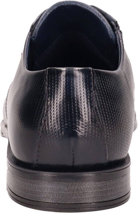 Bugatti Veterschoenen blokhak business schoen avondschoen feestelijke schoen met print