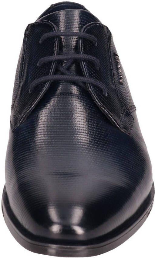 Bugatti Veterschoenen blokhak business schoen avondschoen feestelijke schoen met print
