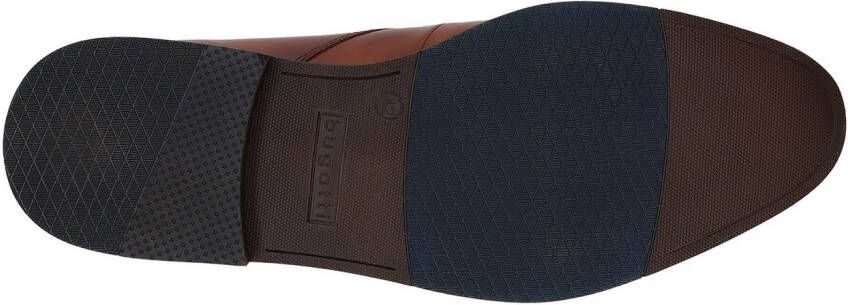 Bugatti Veterschoenen blokhak business schoen avondschoen feestelijke schoen met print