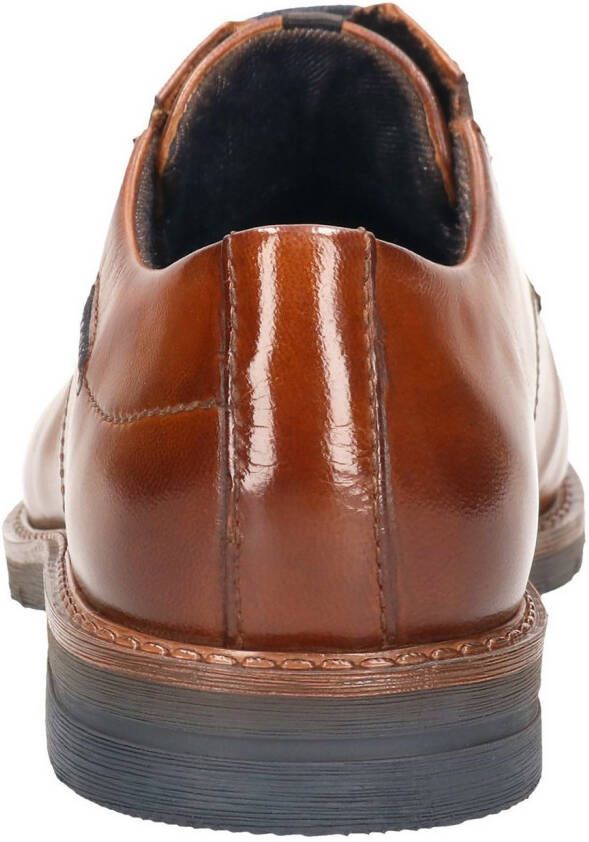 Bugatti Veterschoenen businessschoen avond-schoen met kleine stretchinzetten breedte g