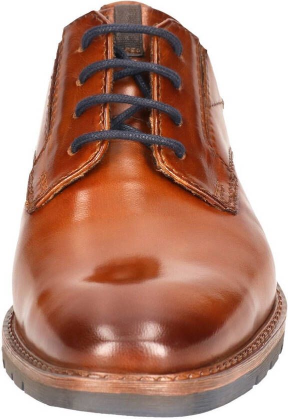 Bugatti Veterschoenen businessschoen avond-schoen met kleine stretchinzetten breedte g