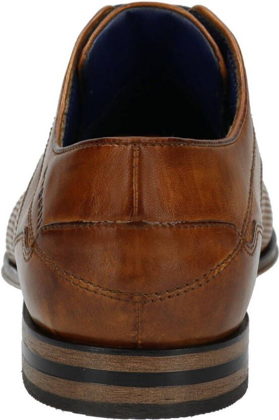 Bugatti Veterschoenen met perforatie vrijetijdsschoen halfhoge schoen veterschoen