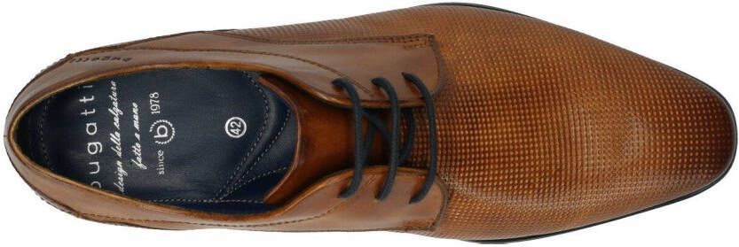 Bugatti Veterschoenen met perforatie vrijetijdsschoen halfhoge schoen veterschoen