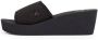 Calvin Klein Badslippers BEACH WEDGE SLIDE CANVAS - Thumbnail 6