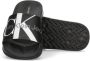 Calvin Klein badslippers zwart Rubber Logo 37 - Thumbnail 5