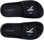 Calvin Klein Badslippers pool slides watersandalen strand-schoen met logo versierd - Thumbnail 7