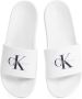 Calvin Klein Badslippers SLIDE MONOGRAM zomerschoen slippers badschoens strandschoen met logo-opschrift - Thumbnail 4
