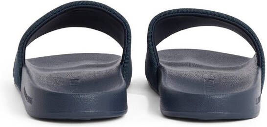 Calvin Klein Badslippers SLIDE MONOGRAM zomerschoen slippers badschoens strandschoen met logo-opschrift