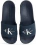 Calvin Klein Badslippers SLIDE MONOGRAM zomerschoen slippers badschoens strandschoen met logo-opschrift - Thumbnail 7