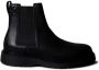 Calvin Klein Jeans Chelsea boots van leer met elastische inzetten - Thumbnail 6