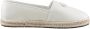 Calvin Klein Witte leren espadrilles met gedetailleerd ontwerp - Thumbnail 9
