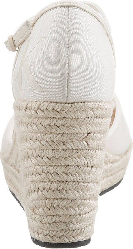 Calvin Klein Sandalen Wedge Sandal Close Toe Ess in crème - Foto 3