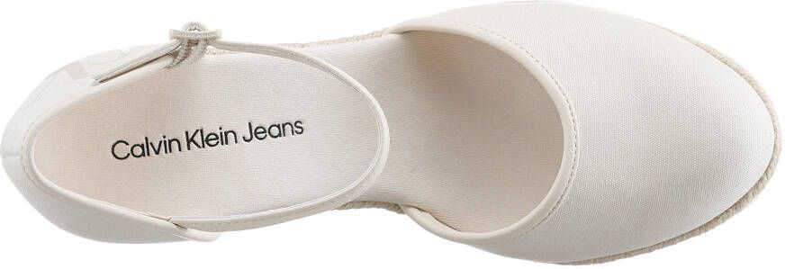 Calvin Klein Sandalen Wedge Sandal Close Toe Ess in crème - Foto 7