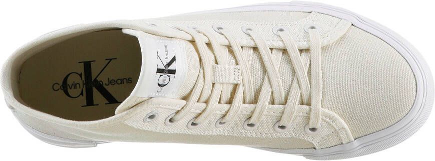 Calvin Klein Hoge veterschoenen BOLD VULC FLATF MID CS ML BTW plateau high top-sneaker vrijetijdsschoen met enkellaag schacht