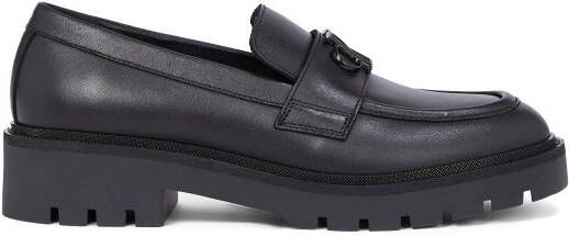 Calvin Klein Loafers FLATFORM LOAFER HW MG LTH hakken instapschoen lage schoen zakelijke schoen met decoratieve band