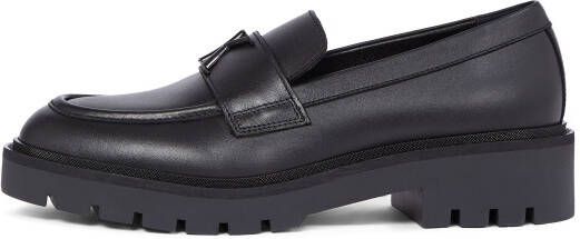 Calvin Klein Loafers FLATFORM LOAFER HW MG LTH hakken instapschoen lage schoen zakelijke schoen met decoratieve band