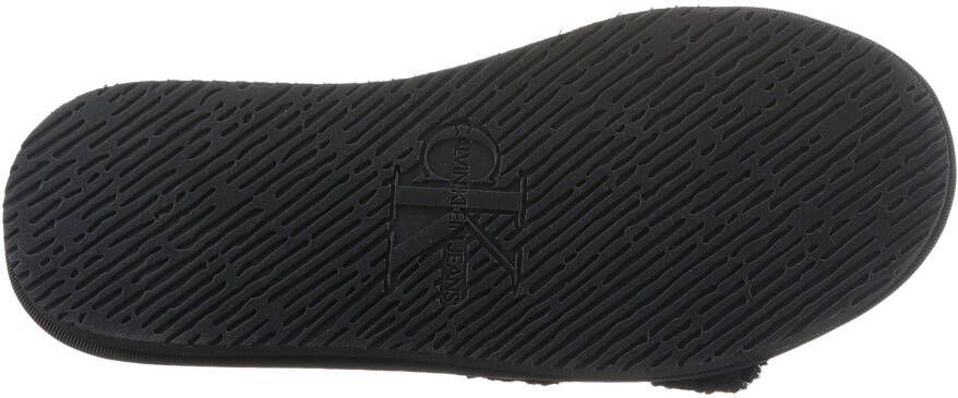 Calvin Klein Pantoffels HOME SLIDE VELCRO SHEARLING in behaaglijk zachte look