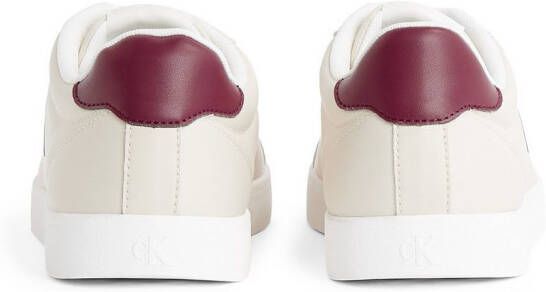 Calvin Klein Plateausneakers 3 CUPSOLE PU vrijetijdsschoen lage schoen veterschoen met gepolsterde schacht
