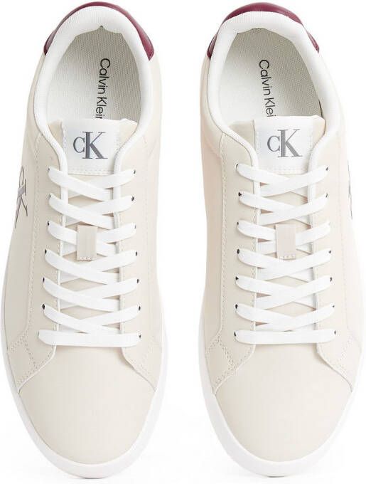 Calvin Klein Plateausneakers 3 CUPSOLE PU vrijetijdsschoen lage schoen veterschoen met gepolsterde schacht