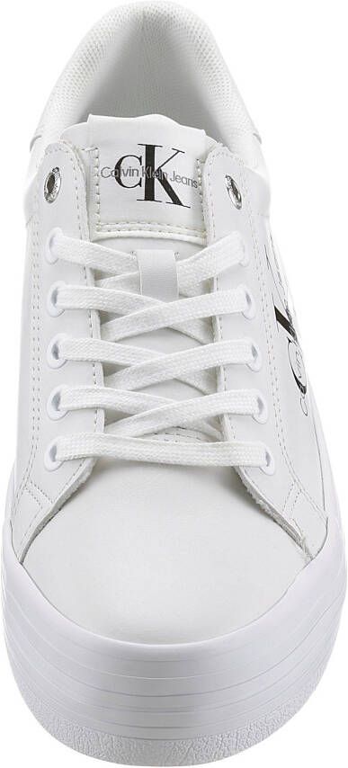 Calvin Klein Plateausneakers VULC FLATFORM LACEUP LOW LTH met zachte randverdikking