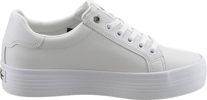 Calvin Klein Plateausneakers VULC FLATFORM LACEUP LOW LTH met zachte randverdikking