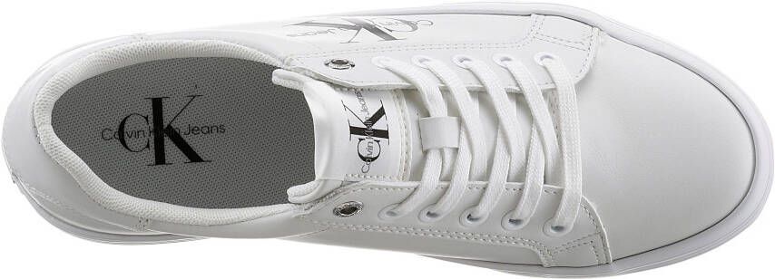 Calvin Klein Plateausneakers VULC FLATFORM LACEUP LOW LTH met zachte randverdikking