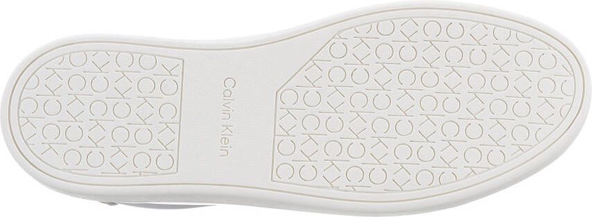 Calvin Klein Plateausneakers LOGO CUPSOLE LACE UP met veel logo-opschriften