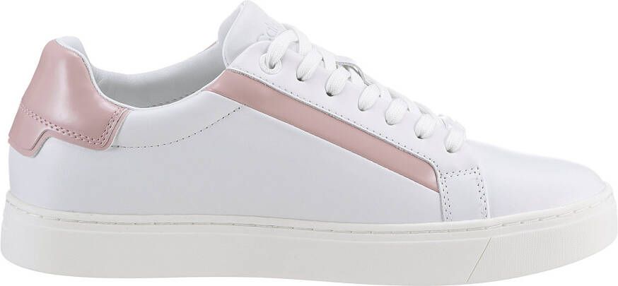 Calvin Klein Plateausneakers LOGO CUPSOLE LACE UP met veel logo-opschriften