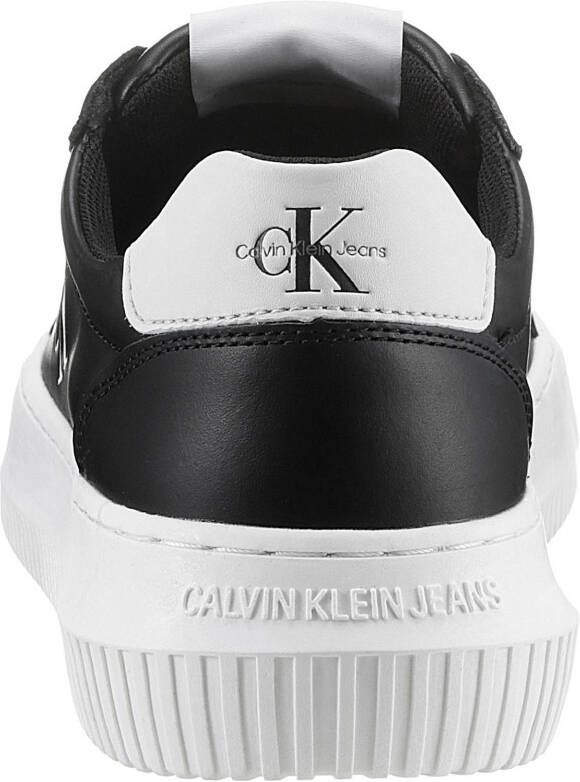Calvin Klein Plateausneakers CHUNKY CUPSOLE LACEUP LOW ESS M met zilverkleurige details - Foto 8