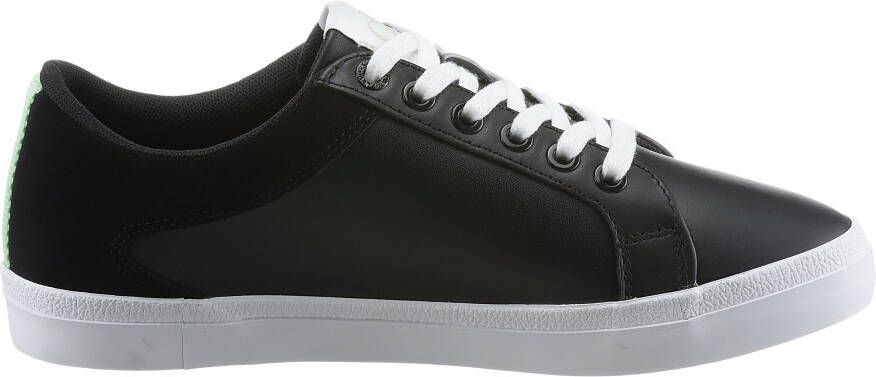 Calvin Klein Plateausneakers SUSAN 9LS Logo-opdruk op de loopzool vrijetijdsschoen lage schoen veterschoen