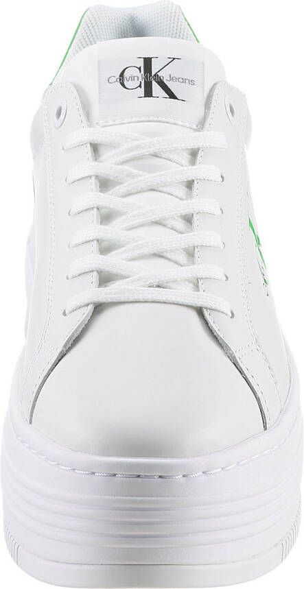 Calvin Klein Plateausneakers BOLD PLATF LOW LACE LTH ML MET