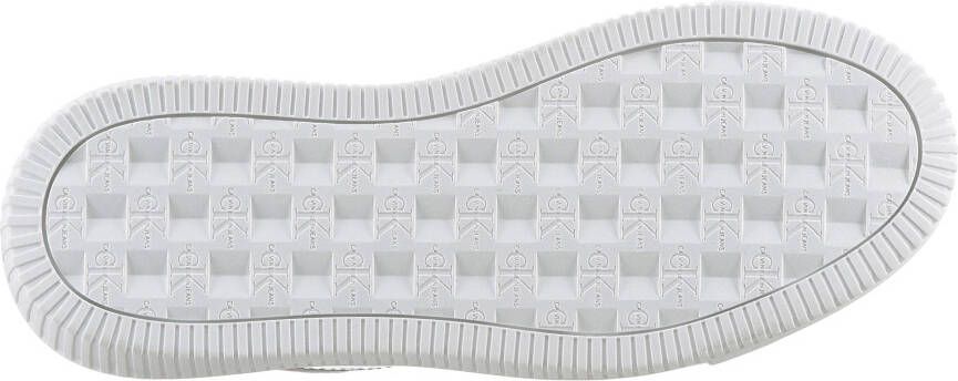 Calvin Klein Plateausneakers CHUNKY CUPSOLE LACEUP LTH ML MTL vrijetijdsschoen lage schoen veterschoen in metallic-look