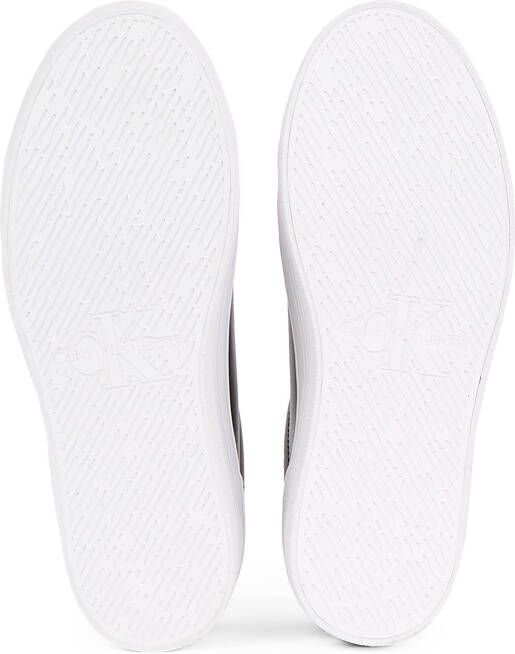 Calvin Klein Plateausneakers BOLD VULC FLATF LACEUP LTH lage schoen freizeitsneaker veterschoen met stijlvolle plateauzool