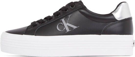 Calvin Klein Plateausneakers BOLD VULC FLATF LACEUP LTH lage schoen freizeitsneaker veterschoen met stijlvolle plateauzool
