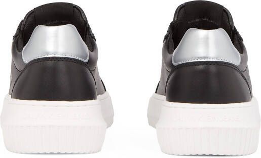 Calvin Klein Plateausneakers CHUNKY CUPSOLE LACEUP LTH lage schoen vrijetijdsschoen veterschoen met zij ck-logo