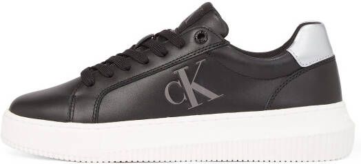 Calvin Klein Plateausneakers CHUNKY CUPSOLE LACEUP LTH lage schoen vrijetijdsschoen veterschoen met zij ck-logo