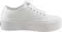 Calvin Klein Witte Flatform Cupsole Lage Sneakers White Dames - Thumbnail 8