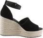 Calvin Klein Espadrilles Wedge Sandal Wide Su Con in zwart - Thumbnail 7