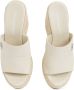 Calvin Klein Sleehakmuiltjes WEDGE ROPE SLIDE MG zomerschoen plateausool vakantie-schoen met bamboe-decoratie - Thumbnail 6