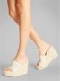 Calvin Klein Sleehakmuiltjes WEDGE ROPE SLIDE MG zomerschoen plateausool vakantie-schoen met bamboe-decoratie - Thumbnail 7