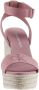 Calvin Klein Sleehaksandaaltjes WEDGE SANDAL SU MG BTW zomerschoen sandaal keilhak met klittenbandjes - Thumbnail 4