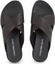 Calvin Klein Jeans Zwarte Cross Flatform Slippers Black Dames - Thumbnail 9