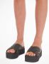 Calvin Klein Slippers FLATFORM CROSS MG UC plateau zomerschoen pantoffels met kruisverband - Thumbnail 15