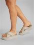 Calvin Klein Slippers FLATFORM CROSS MG UC plateau zomerschoen pantoffels met kruisverband - Thumbnail 3