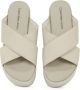 Calvin Klein Slippers FLATFORM CROSS MG UC plateau zomerschoen pantoffels met kruisverband - Thumbnail 7