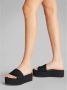Calvin Klein Slippers FLATFORM SANDAL SLIDE IN NYLON poolslides zomerschoen strand-schoen plateausool om in te stappen - Thumbnail 7