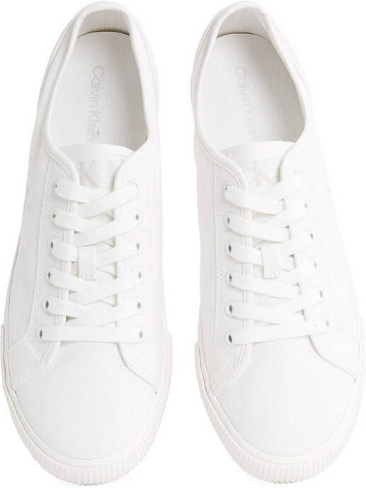 Calvin Klein Sneakers ESS VULC LOW MG CANVAS veterschoenen lage schoen vrijetijdsschoen in klassieke look