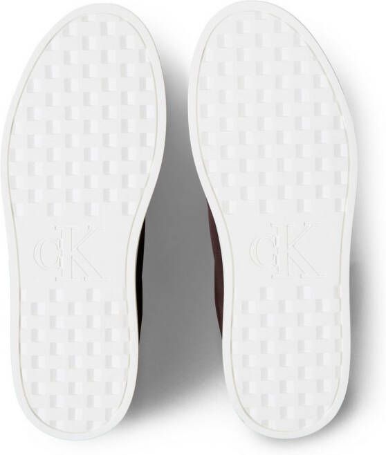 Calvin Klein Sneakers CUPSOLE LACE UP PU MG Veterschoen lage schoen vrijetijdssneaker Casual-veterschoen met CK-logo