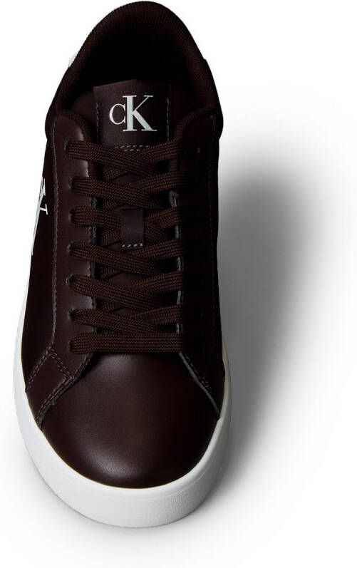 Calvin Klein Sneakers CUPSOLE LACE UP PU MG Veterschoen lage schoen vrijetijdssneaker Casual-veterschoen met CK-logo